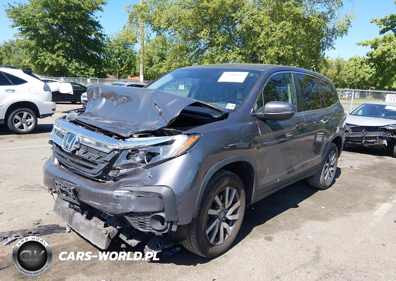 2022 Honda Pilot Awd Ex-L VIN:5FNYF6H56NB033615 - 2