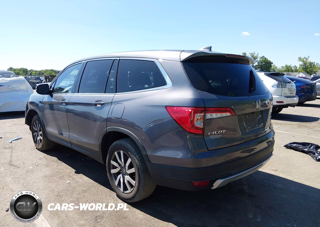 2022 Honda Pilot Awd Ex-L VIN:5FNYF6H56NB033615 - 3