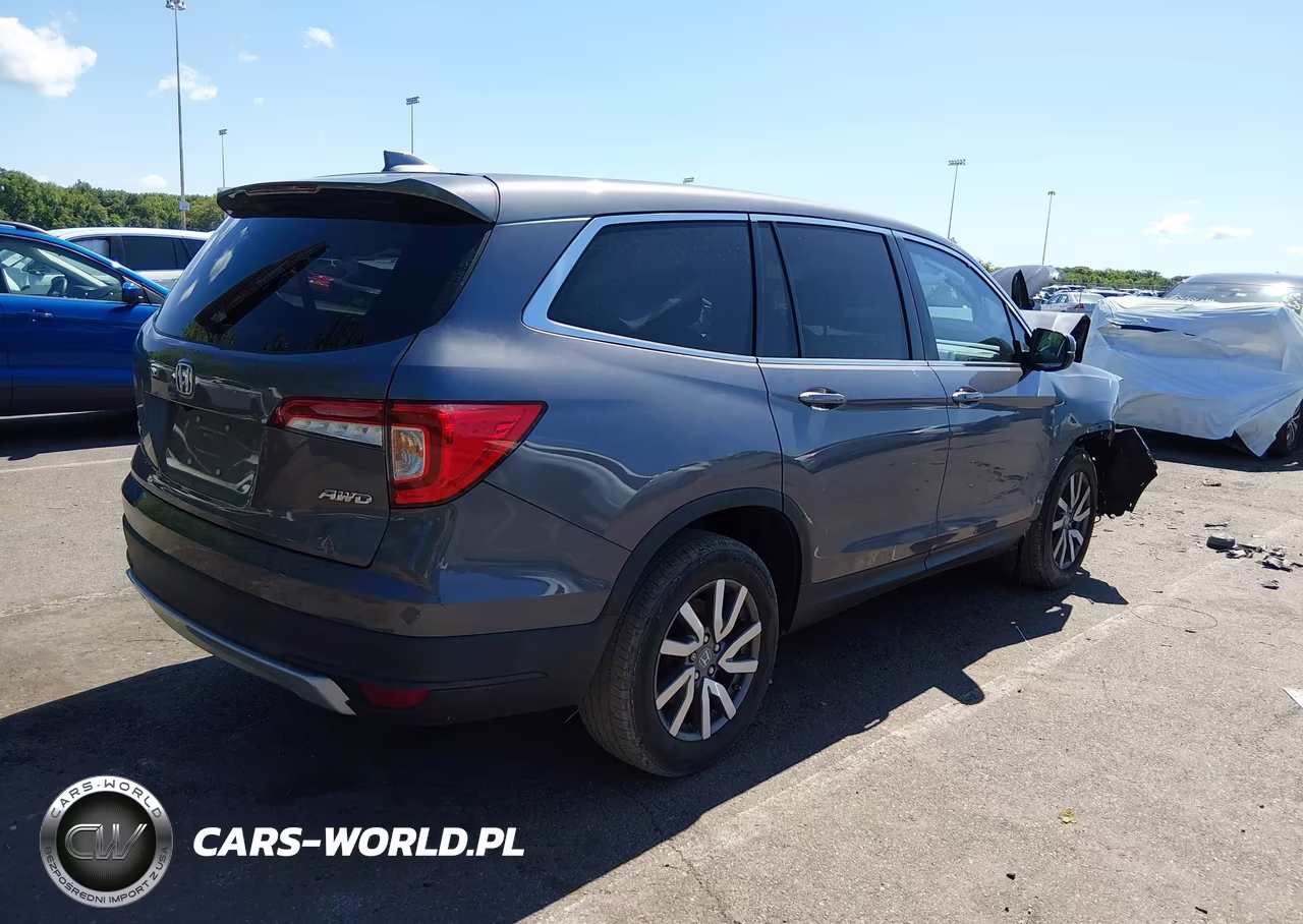 2022 Honda Pilot Awd Ex-L VIN:5FNYF6H56NB033615 - 4