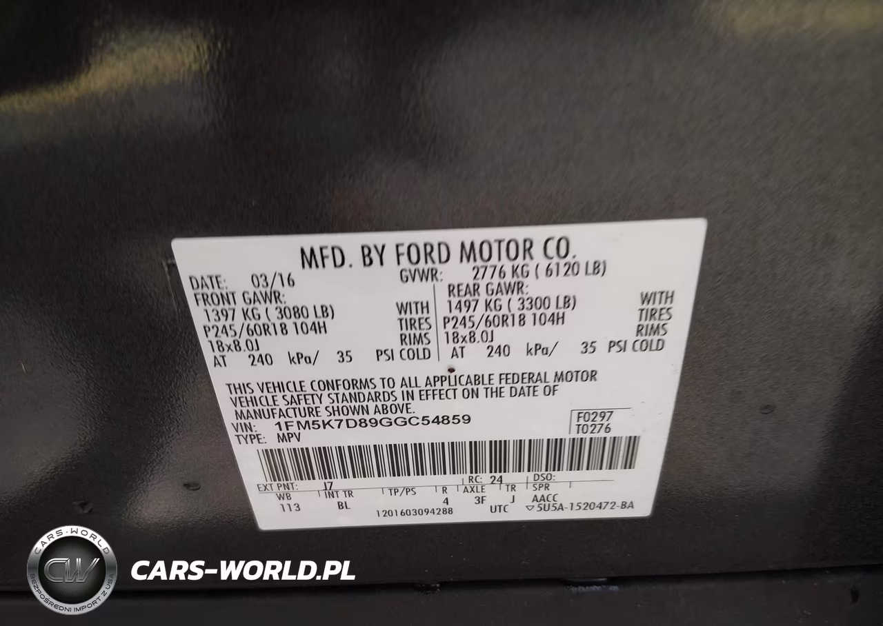 2016 Ford Explorer Xlt VIN:1FM5K7D89GGC54859 - 9