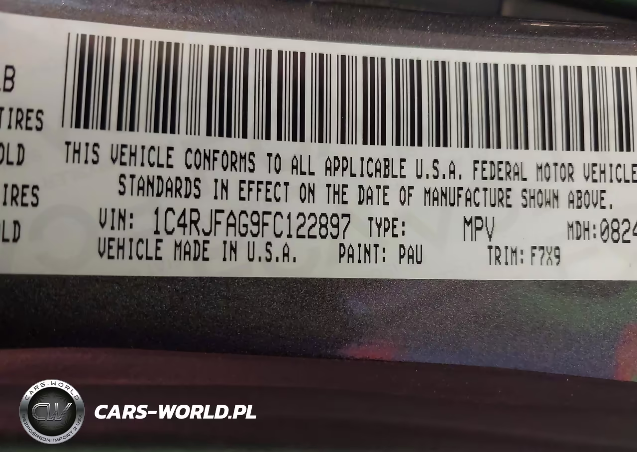 2015 Jeep Grand Cherokee Laredo VIN:1C4RJFAG9FC122897 - 9