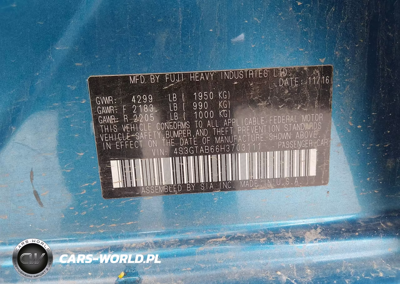 2017 Subaru Impreza 2.0I Premium VIN:4S3GTAB66H3703111 - 9