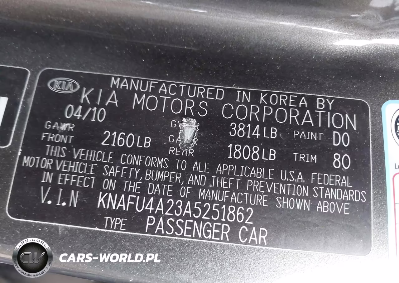 2010 Kia Forte Ex VIN:KNAFU4A23A5251862 - 9