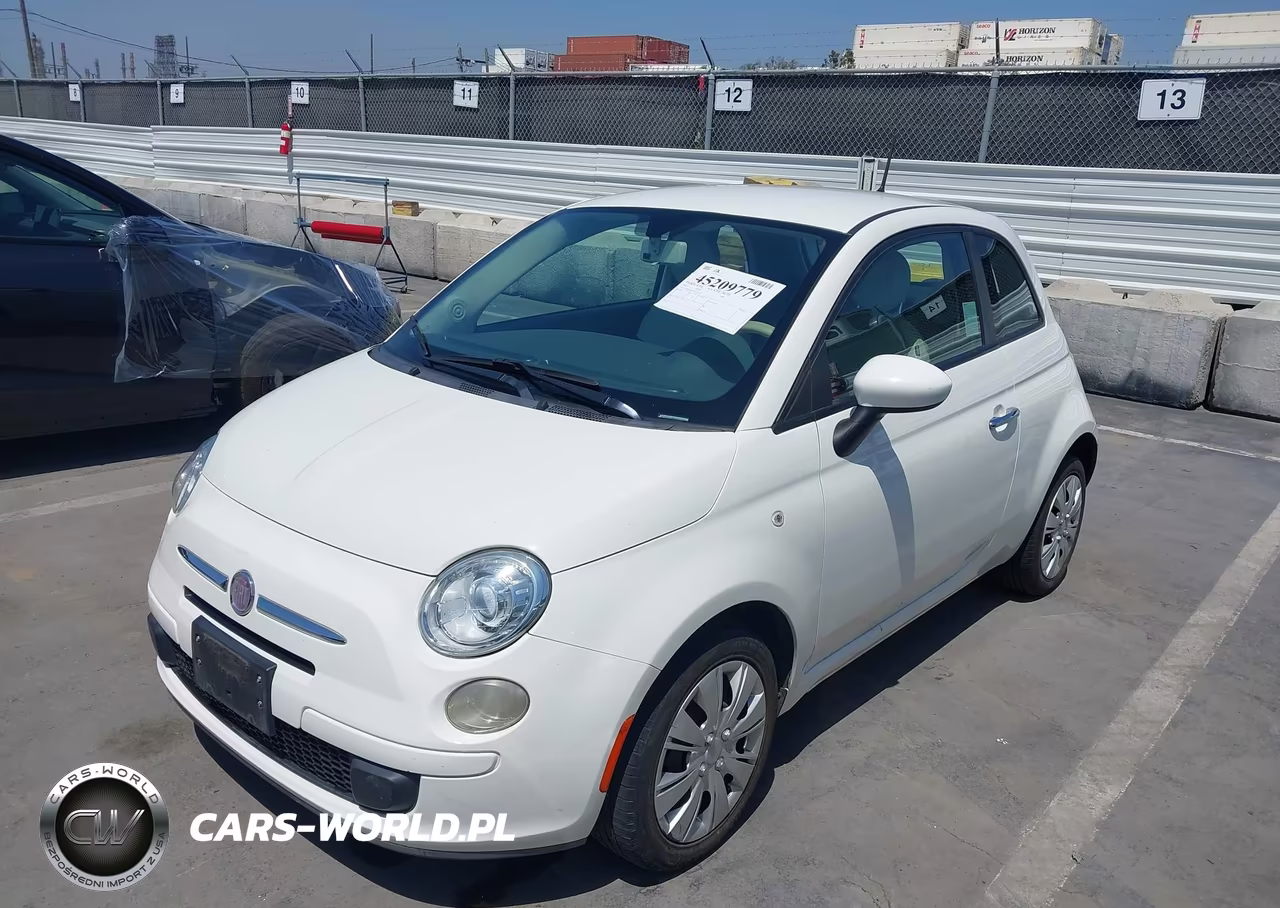 2012 Fiat 500 Pop VIN:3C3CFFAR6CT272124 - 2