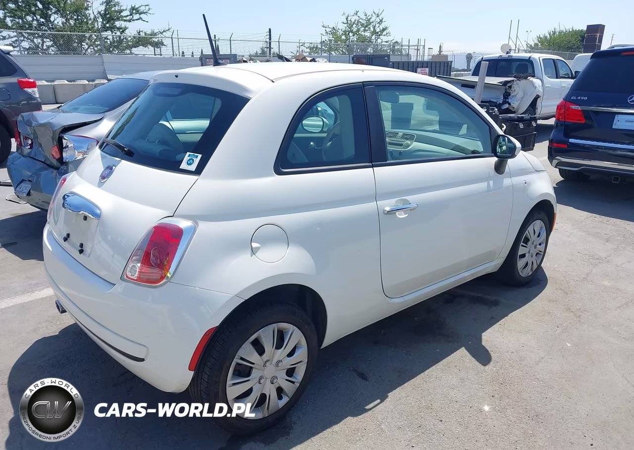 2012 Fiat 500 Pop VIN:3C3CFFAR6CT272124 - 4
