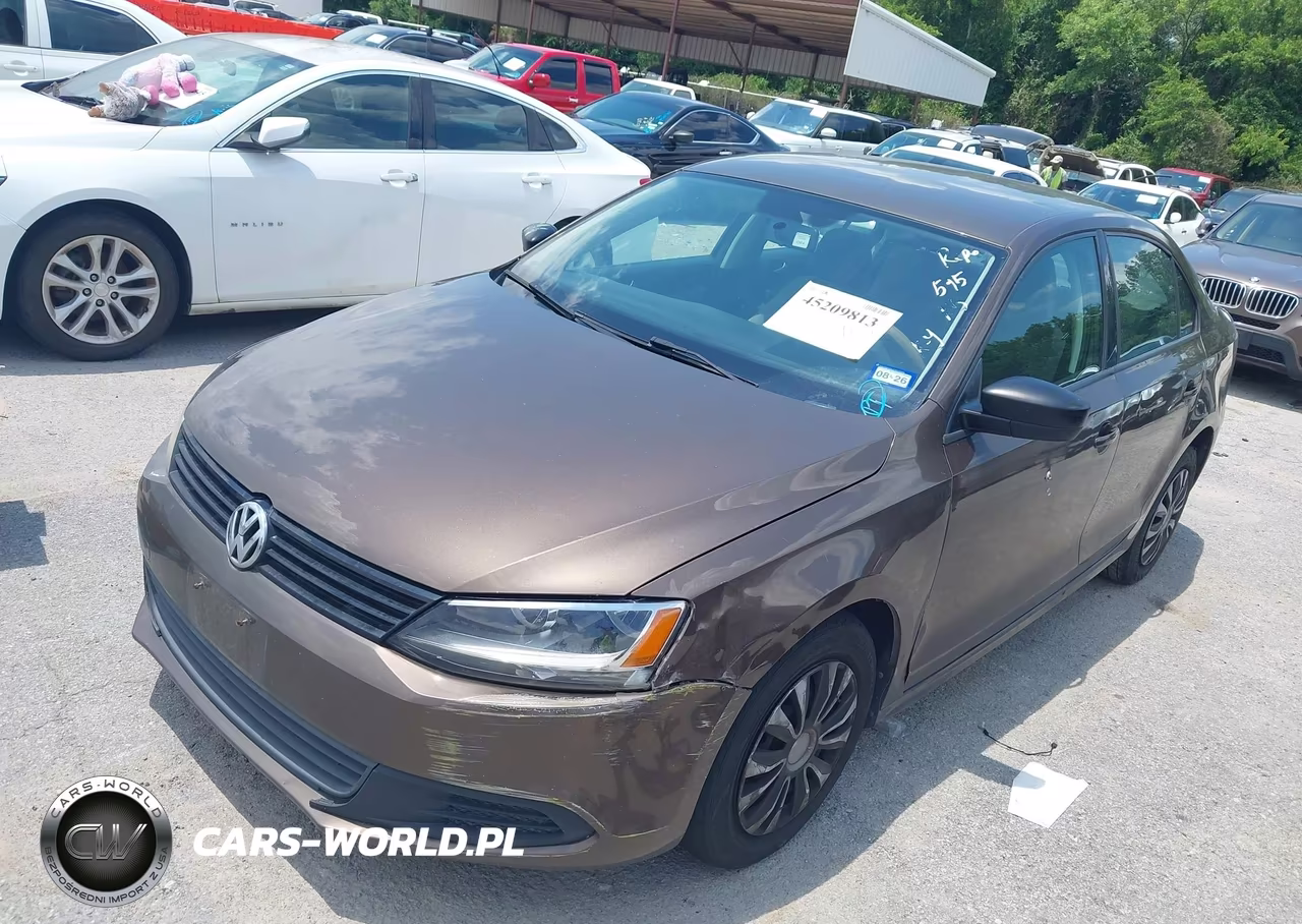 2013 Volkswagen Jetta 2.0L S VIN:3VW2K7AJXDM299158 - 2