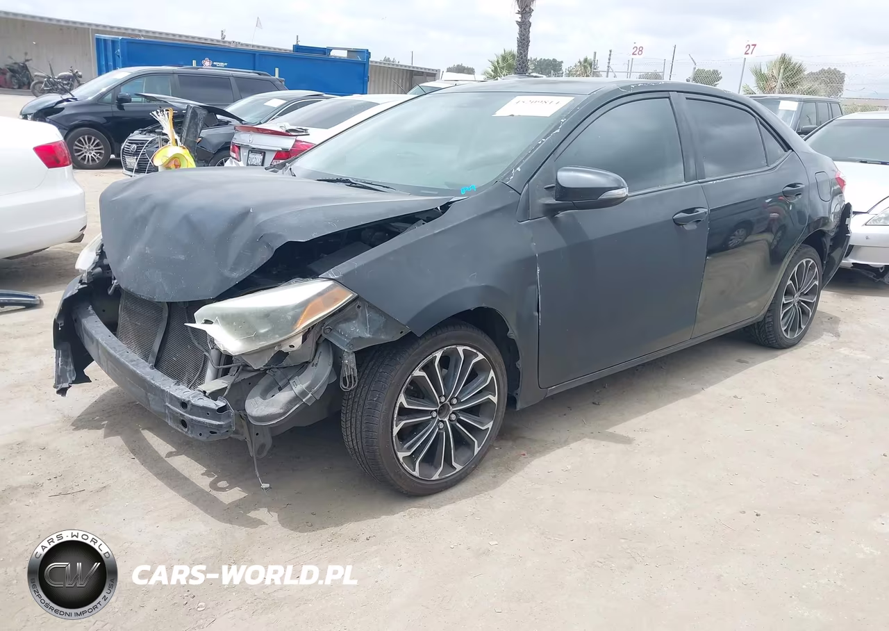 2015 Toyota Corolla S Plus VIN:5YFBURHE0FP334125 - 2