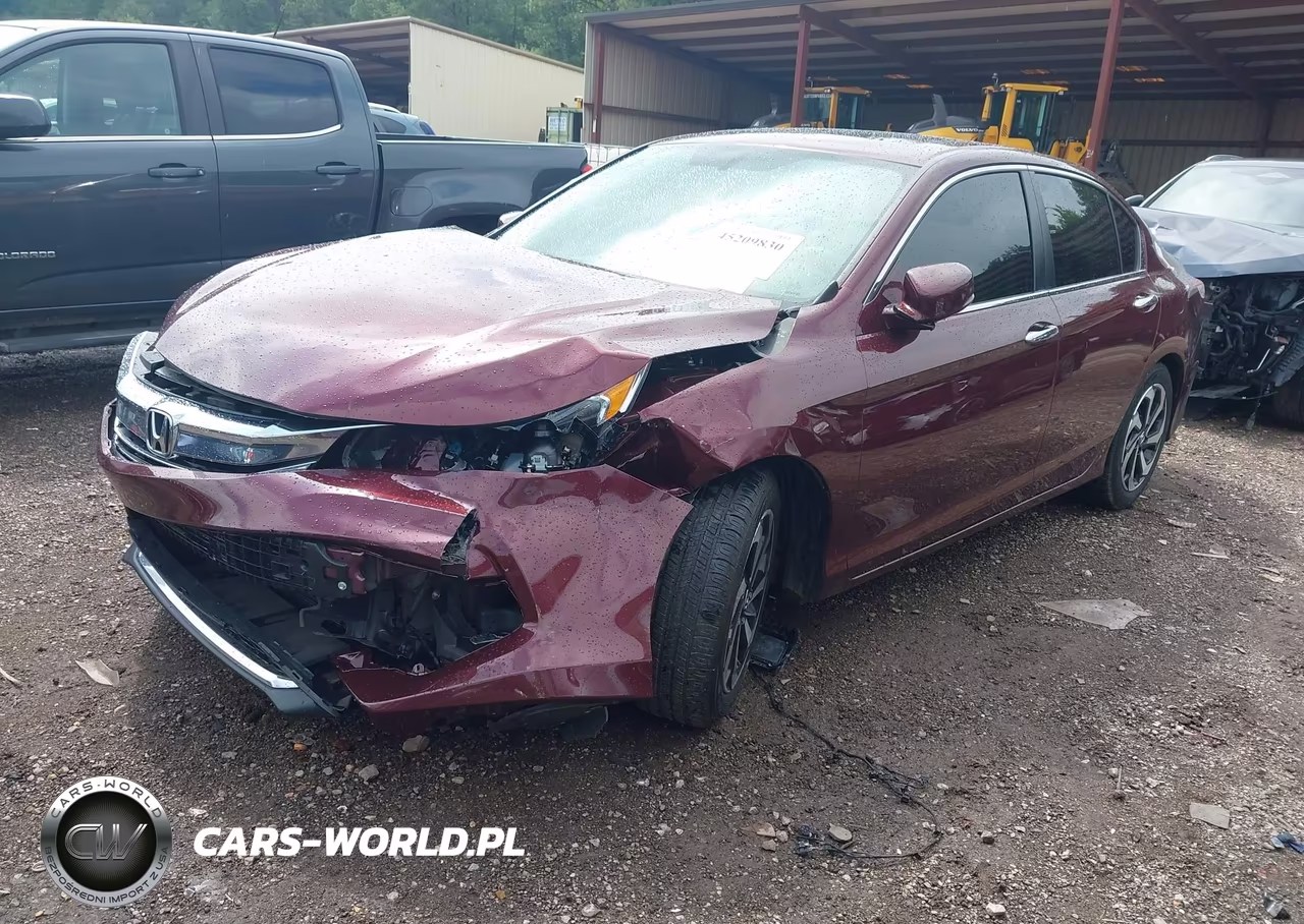 2016 Honda Accord Ex-L VIN:1HGCR2F87GA101330 - 2