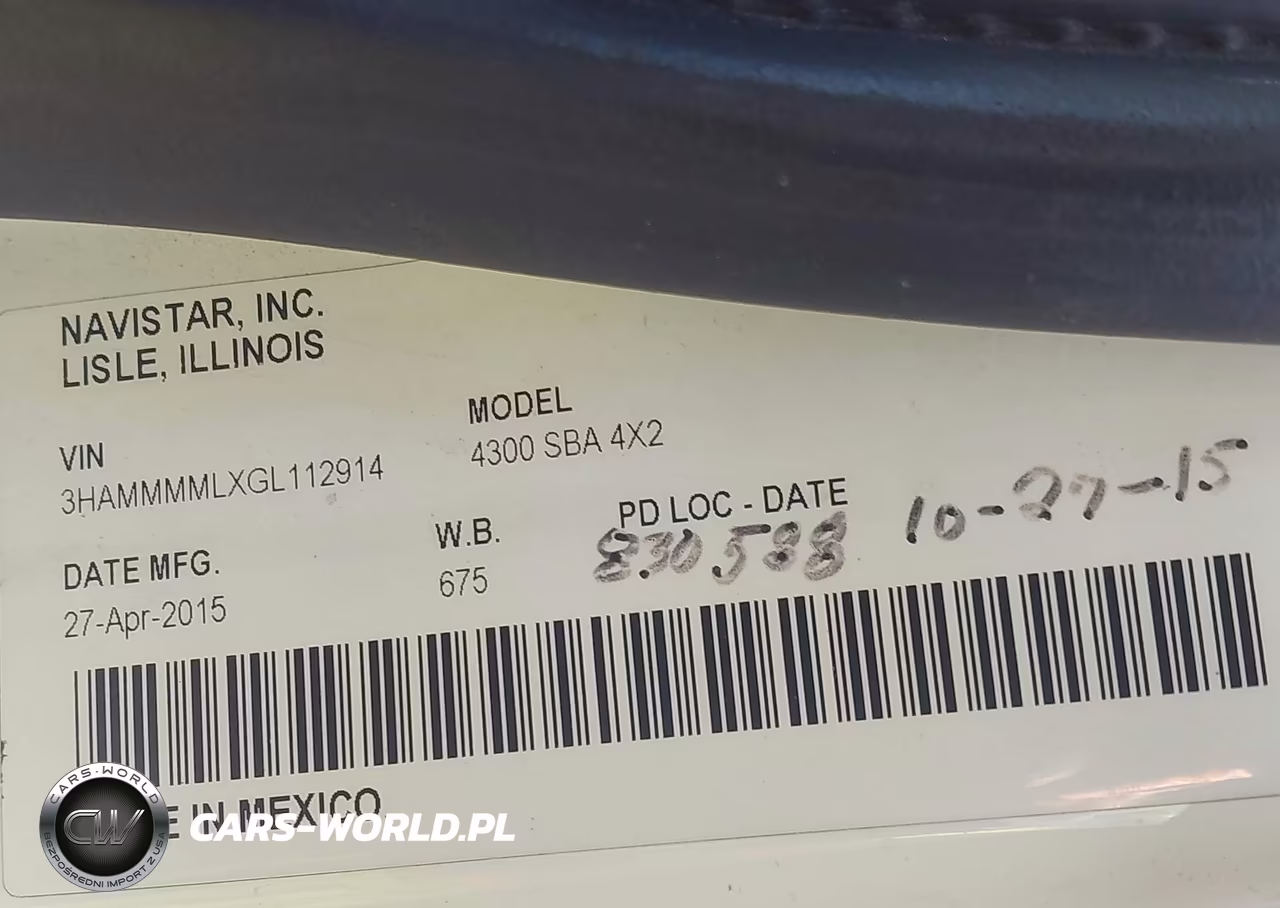 2016 International 4000 4300 VIN:3HAMMMMLXGL112914 - 8