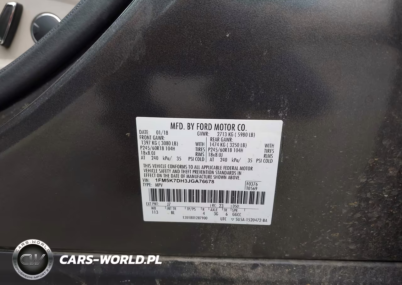 2018 Ford Explorer Xlt VIN:1FM5K7DH3JGA76678 - 9