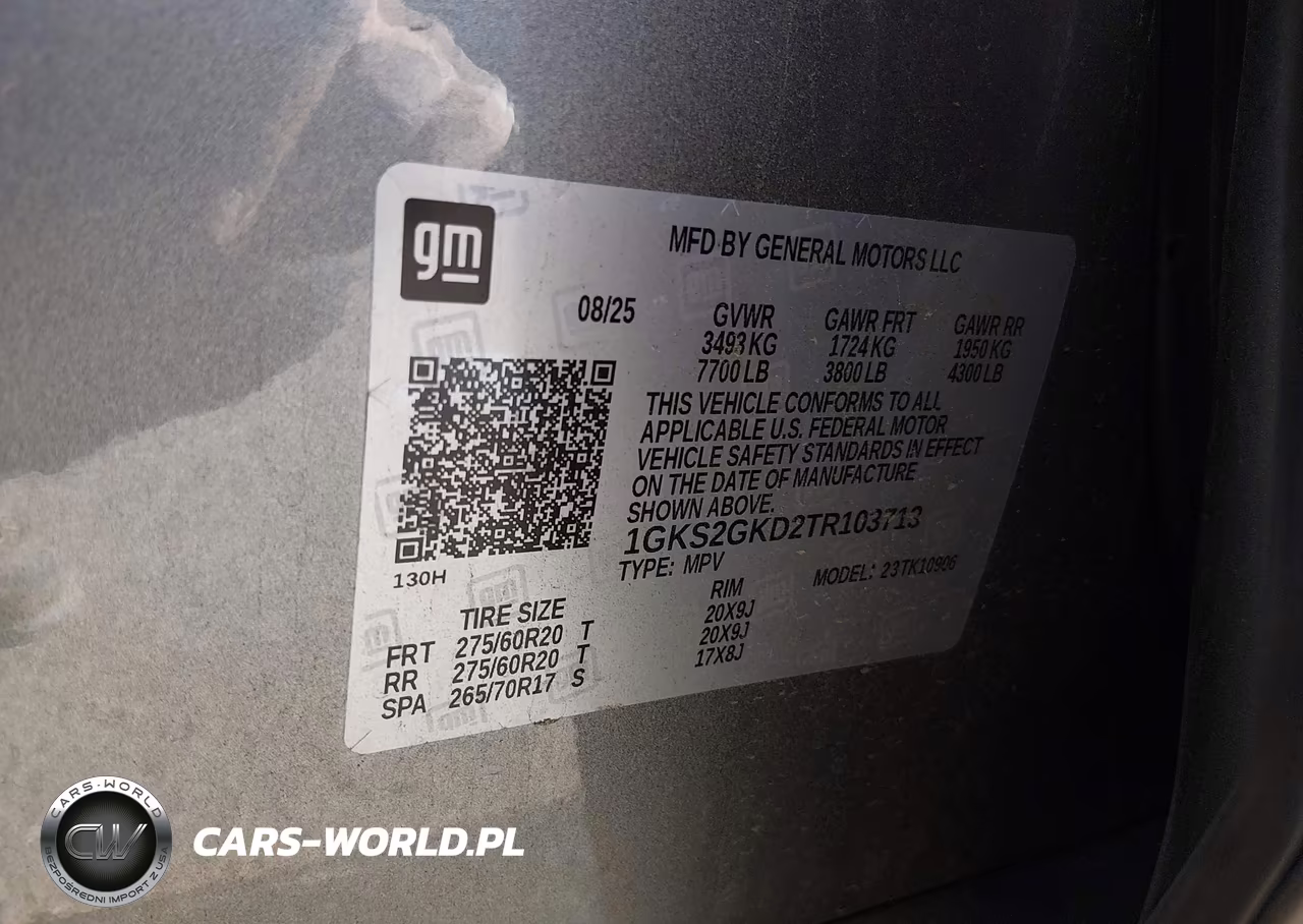 2026 GMC Yukon Xl 4Wd Elevation VIN:1GKS2GKD2TR103713 - 9