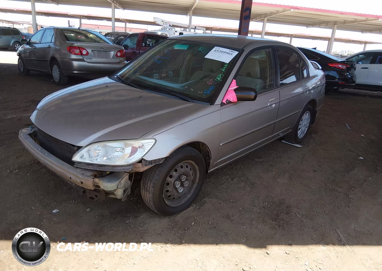 2005 Honda Civic Lx VIN:2HGES16545H591625 - 2