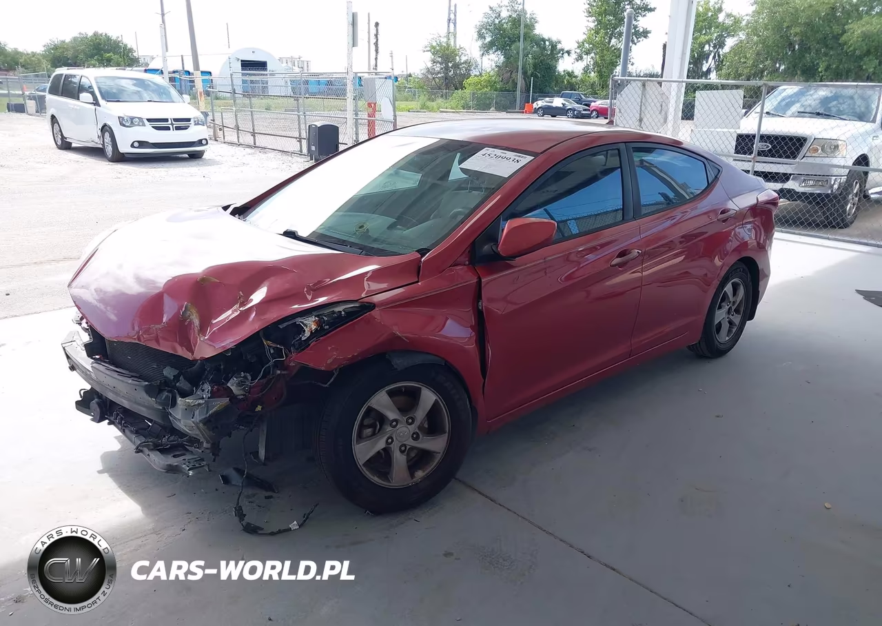 2014 Hyundai Elantra Se VIN:KMHDH4AE5EU146904 - 2