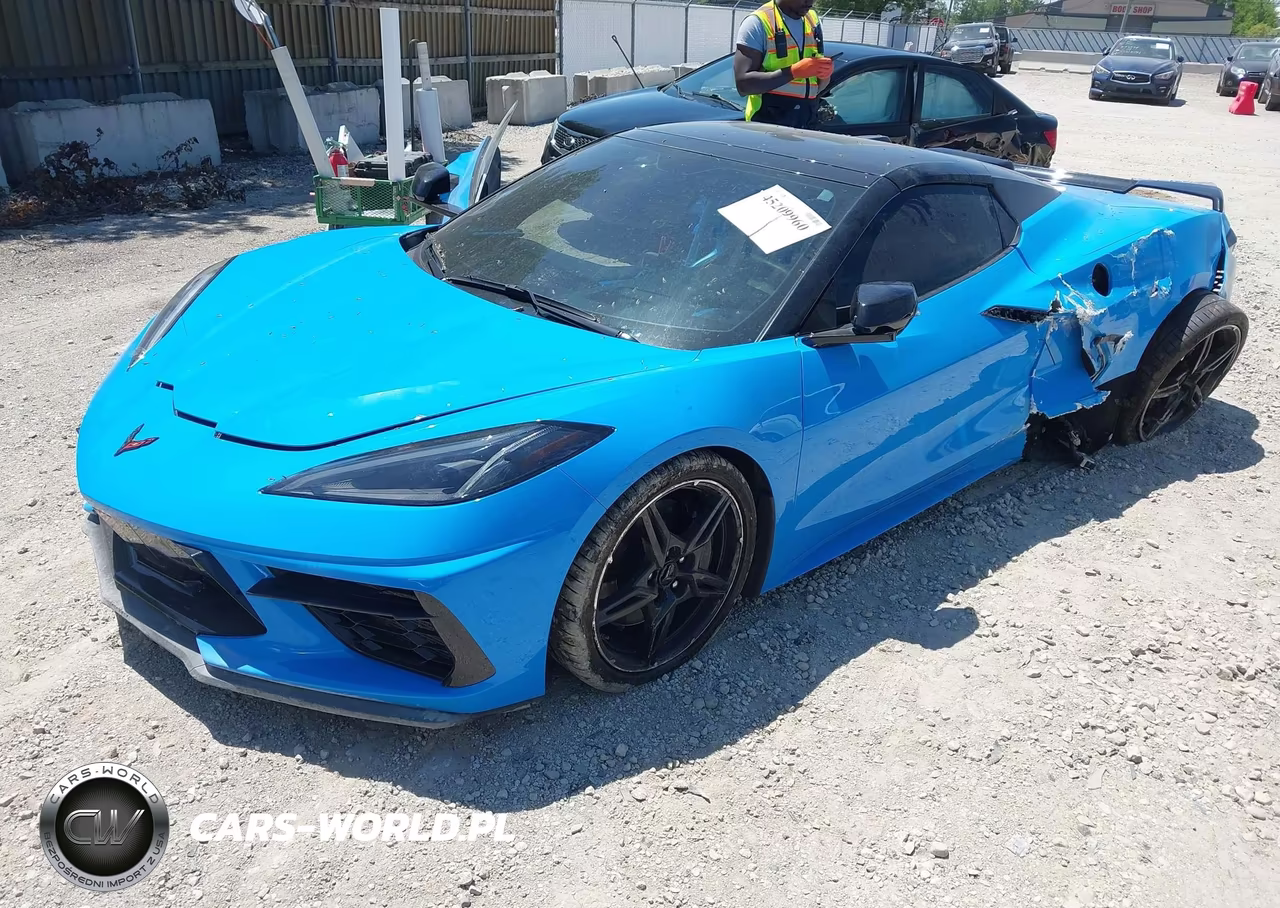 2021 Chevrolet Corvette Stingray Rwd 3Lt VIN:1G1YC3D4XM5122598 - 2