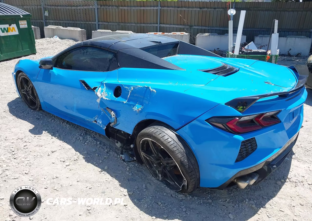 2021 Chevrolet Corvette Stingray Rwd 3Lt VIN:1G1YC3D4XM5122598 - 3