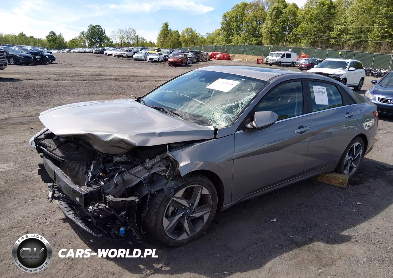 2021 Hyundai Elantra Sel VIN:KMHLN4AG3MU126378 - 2