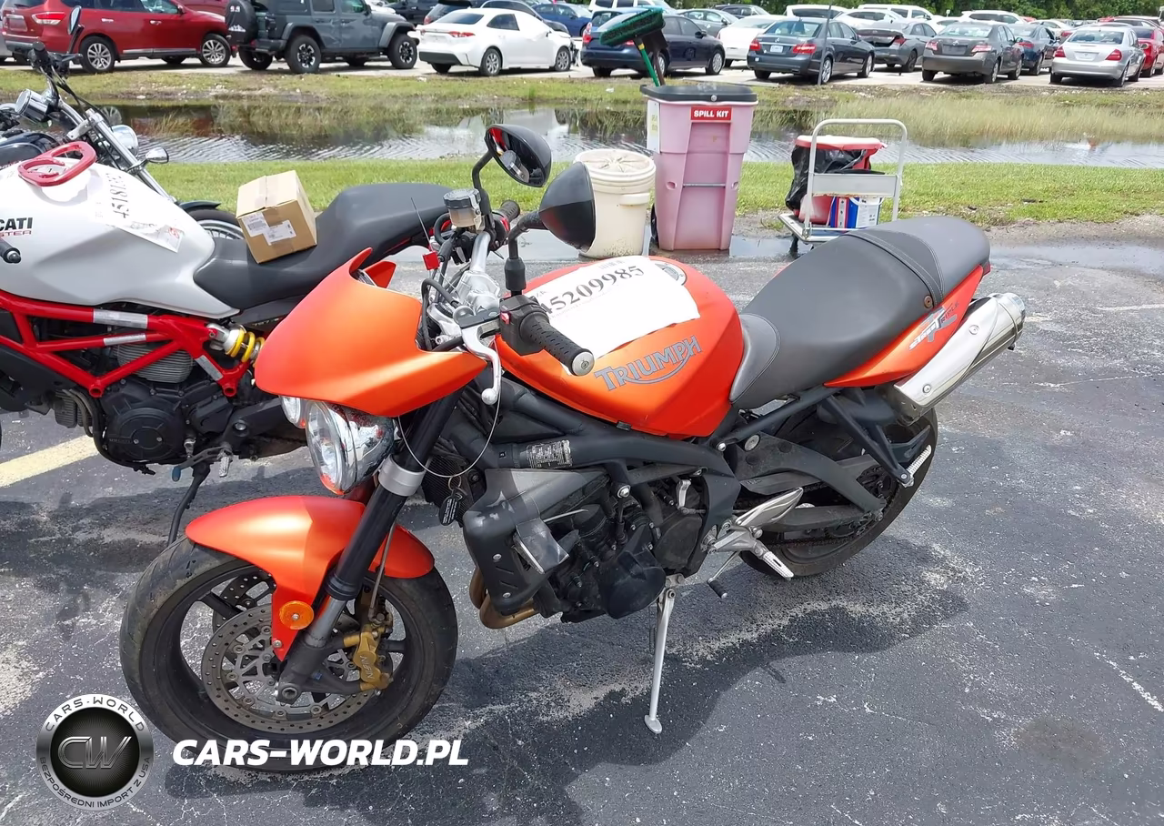 2010 Triumph Motorcycle Street Triple R VIN:SMTD02NE3AJ425260 - 2