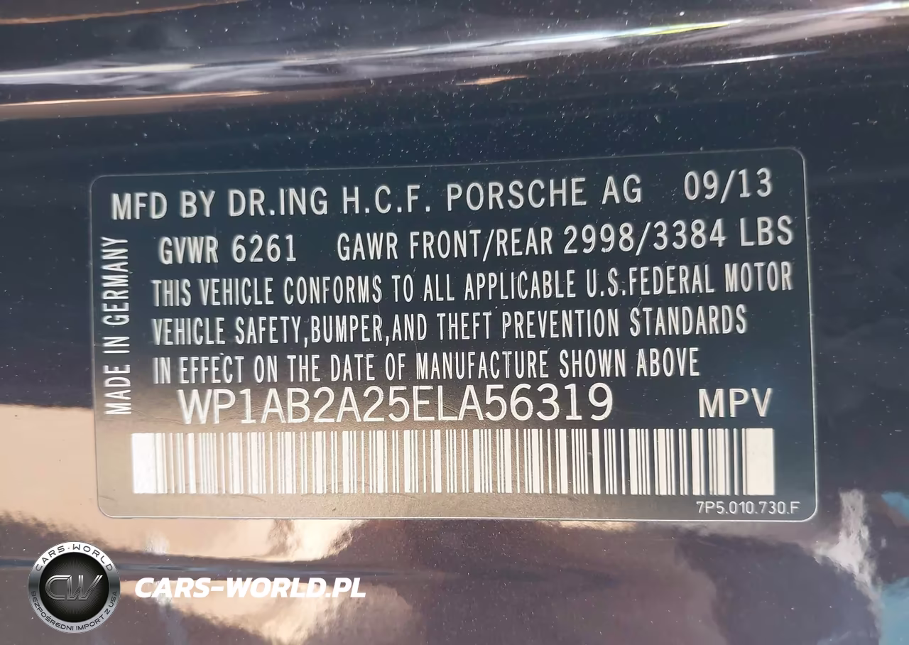 2014 Porsche Cayenne S VIN:WP1AB2A25ELA56319 - 9