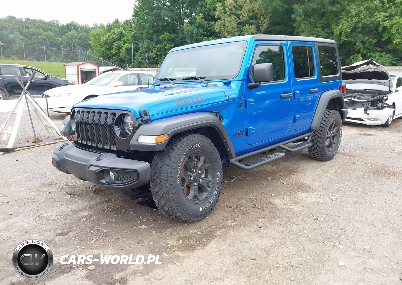 2021 Jeep Wrangler Unlimited Willys 4X4 VIN:1C4HJXDGXMW812800 - 2