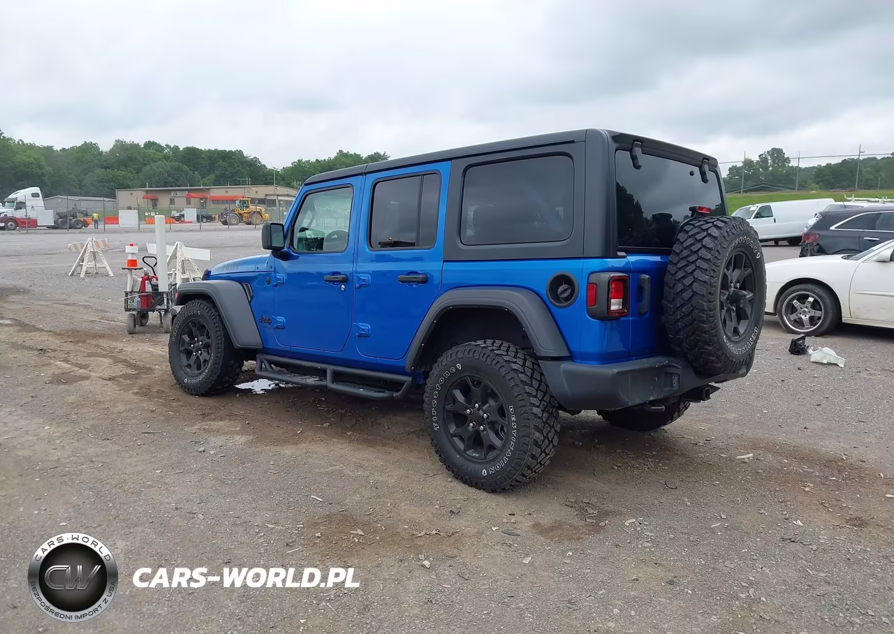2021 Jeep Wrangler Unlimited Willys 4X4 VIN:1C4HJXDGXMW812800 - 3