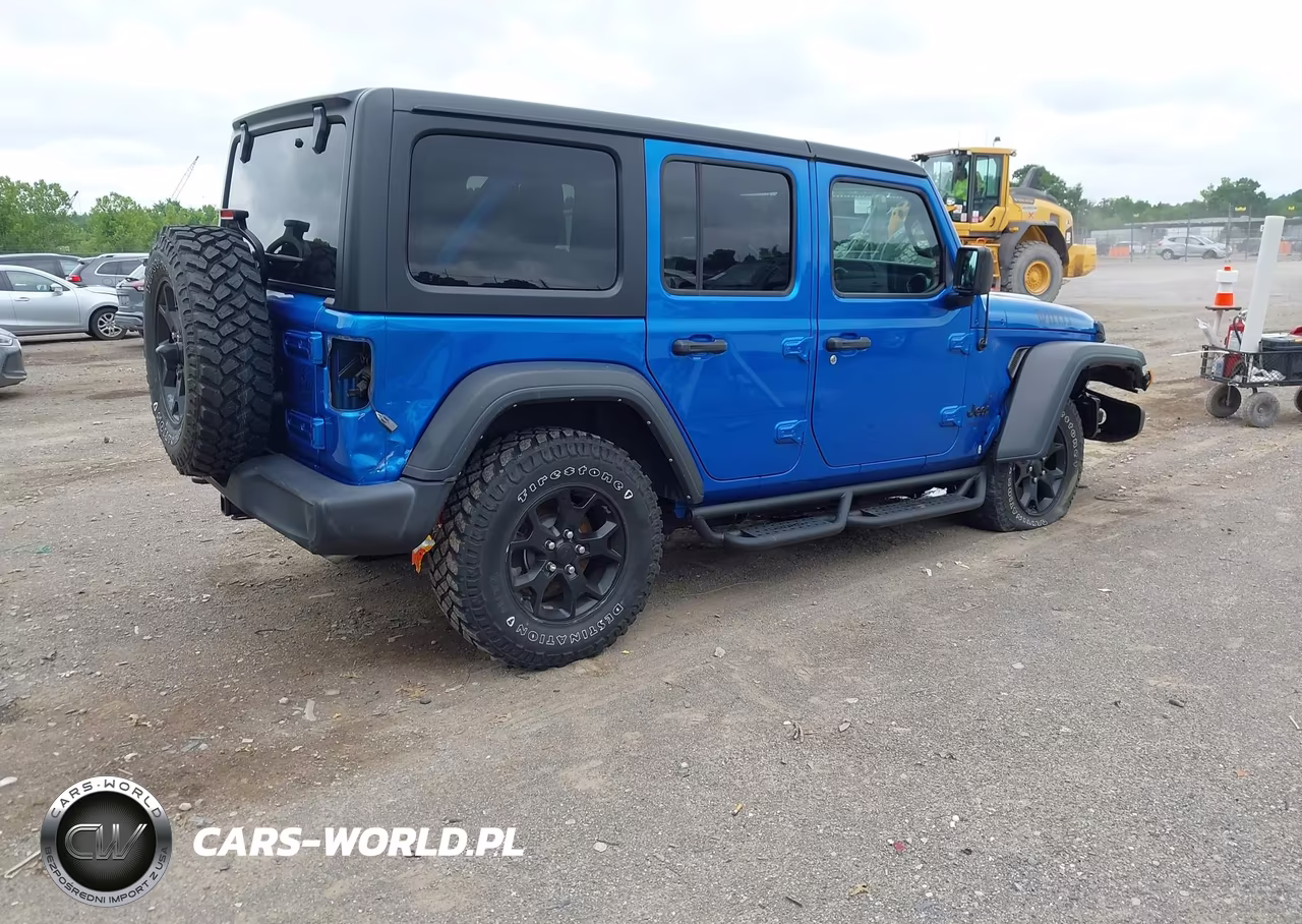 2021 Jeep Wrangler Unlimited Willys 4X4 VIN:1C4HJXDGXMW812800 - 4