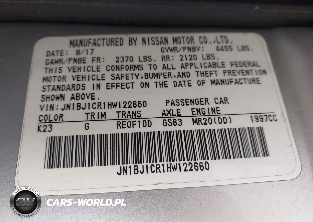 2017 Nissan Rogue Sport S VIN:JN1BJ1CR1HW122660 - 9