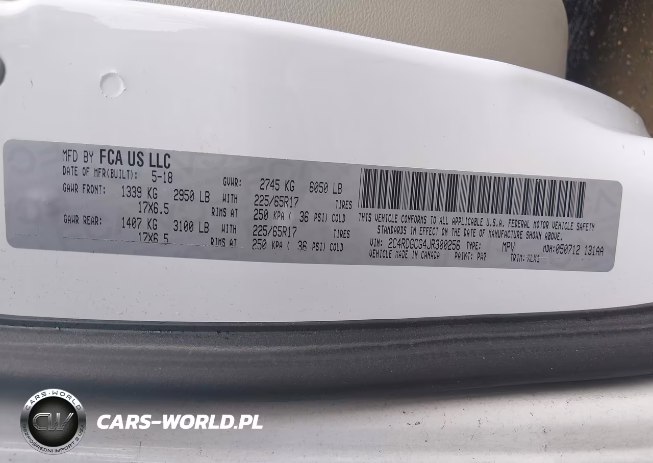 2018 Dodge Grand Caravan Sxt VIN:2C4RDGCG4JR300256 - 9