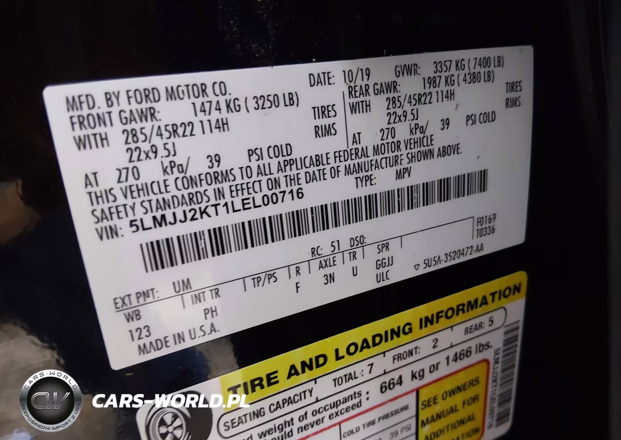 2020 Lincoln Navigator Reserve VIN:5LMJJ2KT1LEL00716 - 9