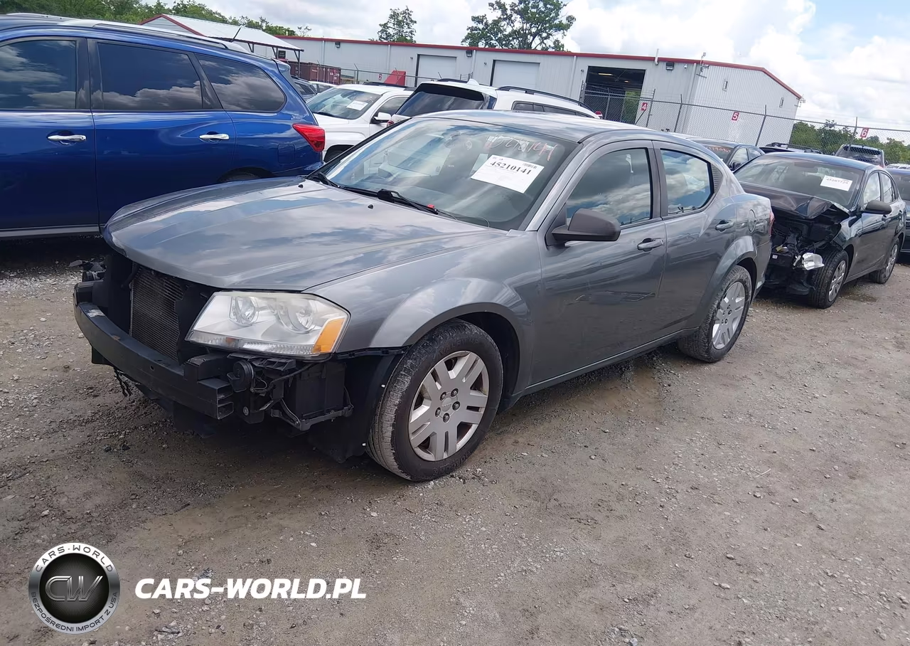 2013 Dodge Avenger Se VIN:1C3CDZABXDN571868 - 2