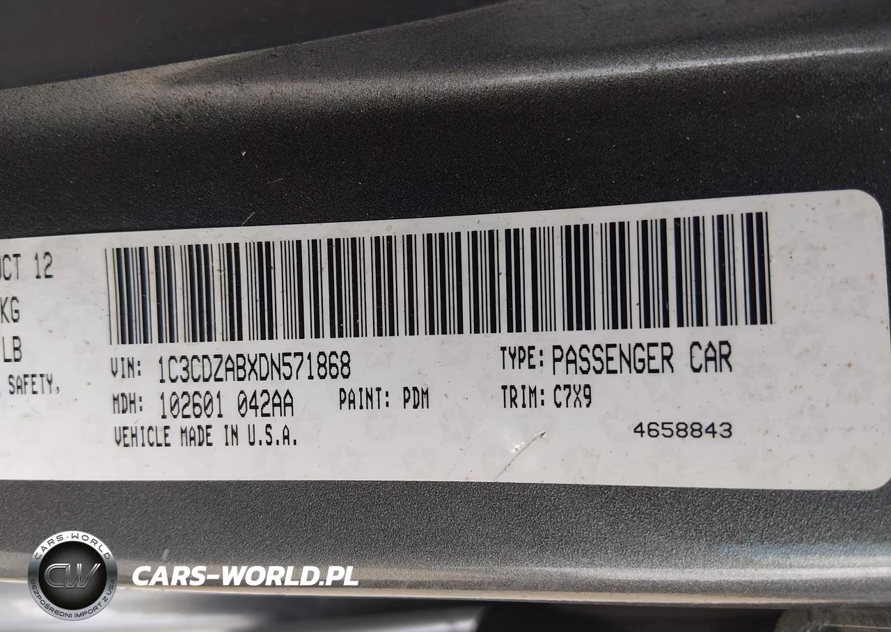 2013 Dodge Avenger Se VIN:1C3CDZABXDN571868 - 9