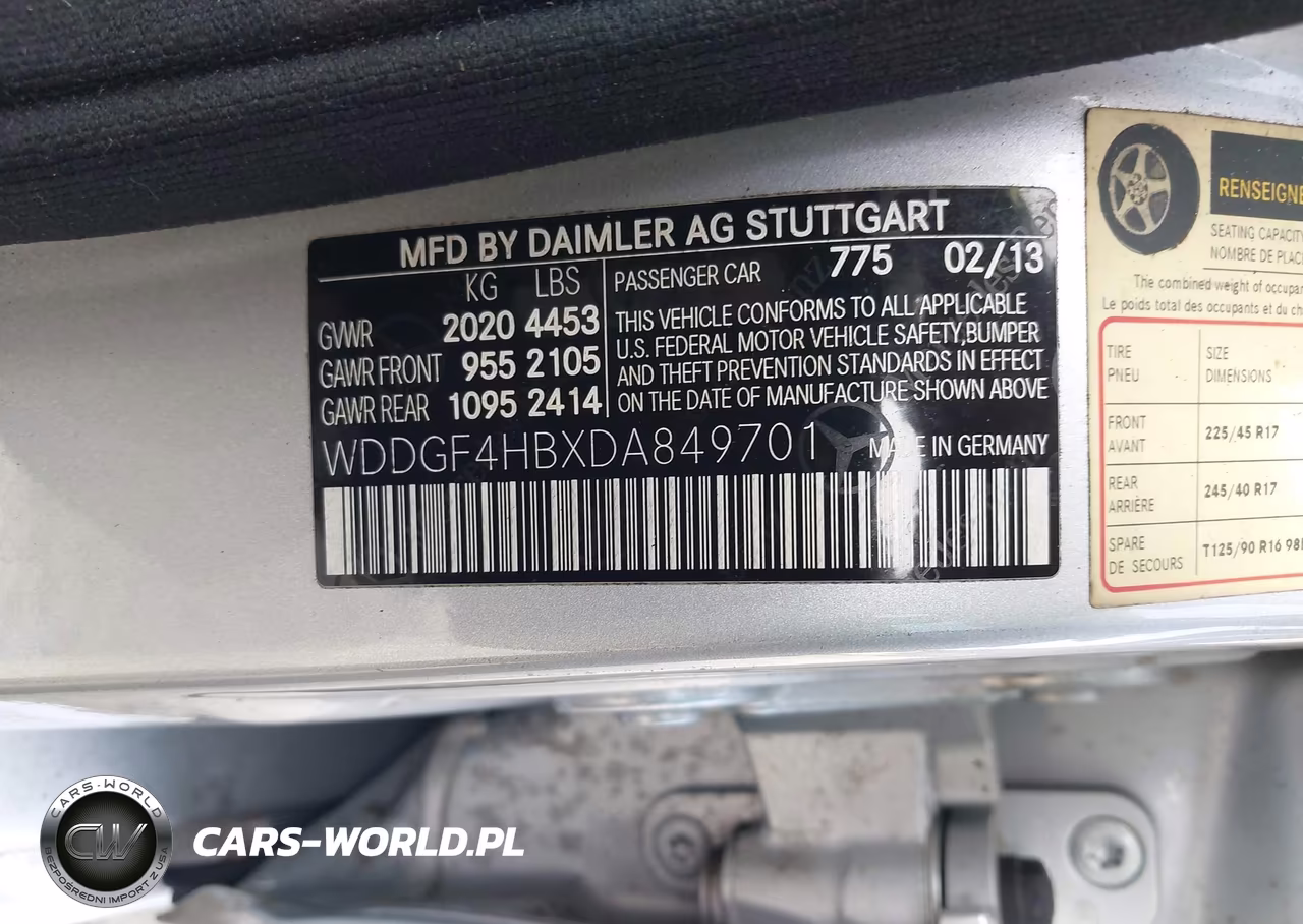 2013 Mercedes-Benz C 250 Sport VIN:WDDGF4HBXDA849701 - 9