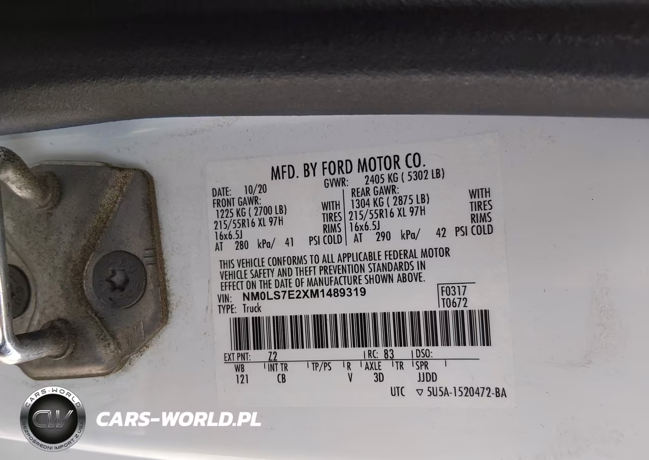 2021 Ford Transit Connect Xl VIN:NM0LS7E2XM1489319 - 9