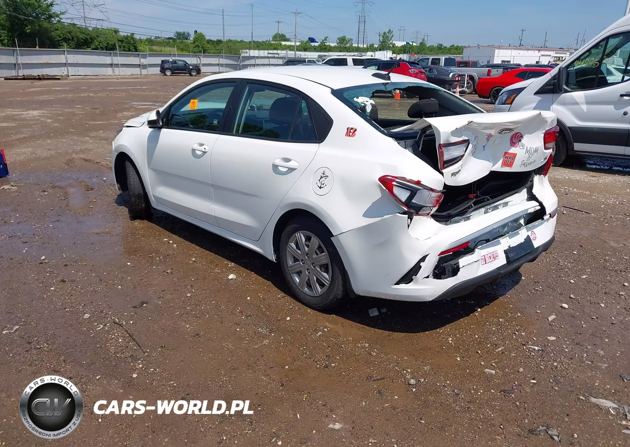 2021 Kia Rio S VIN:3KPA24AD1ME430334 - 3