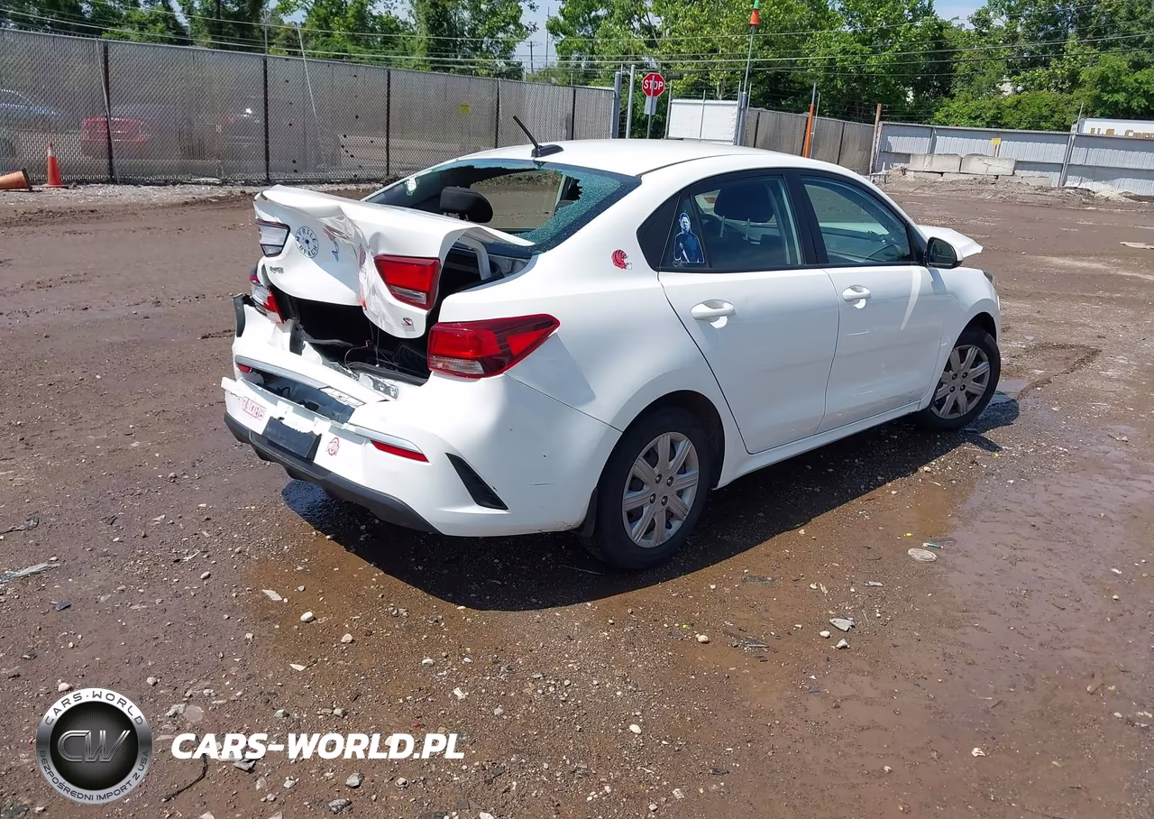2021 Kia Rio S VIN:3KPA24AD1ME430334 - 4