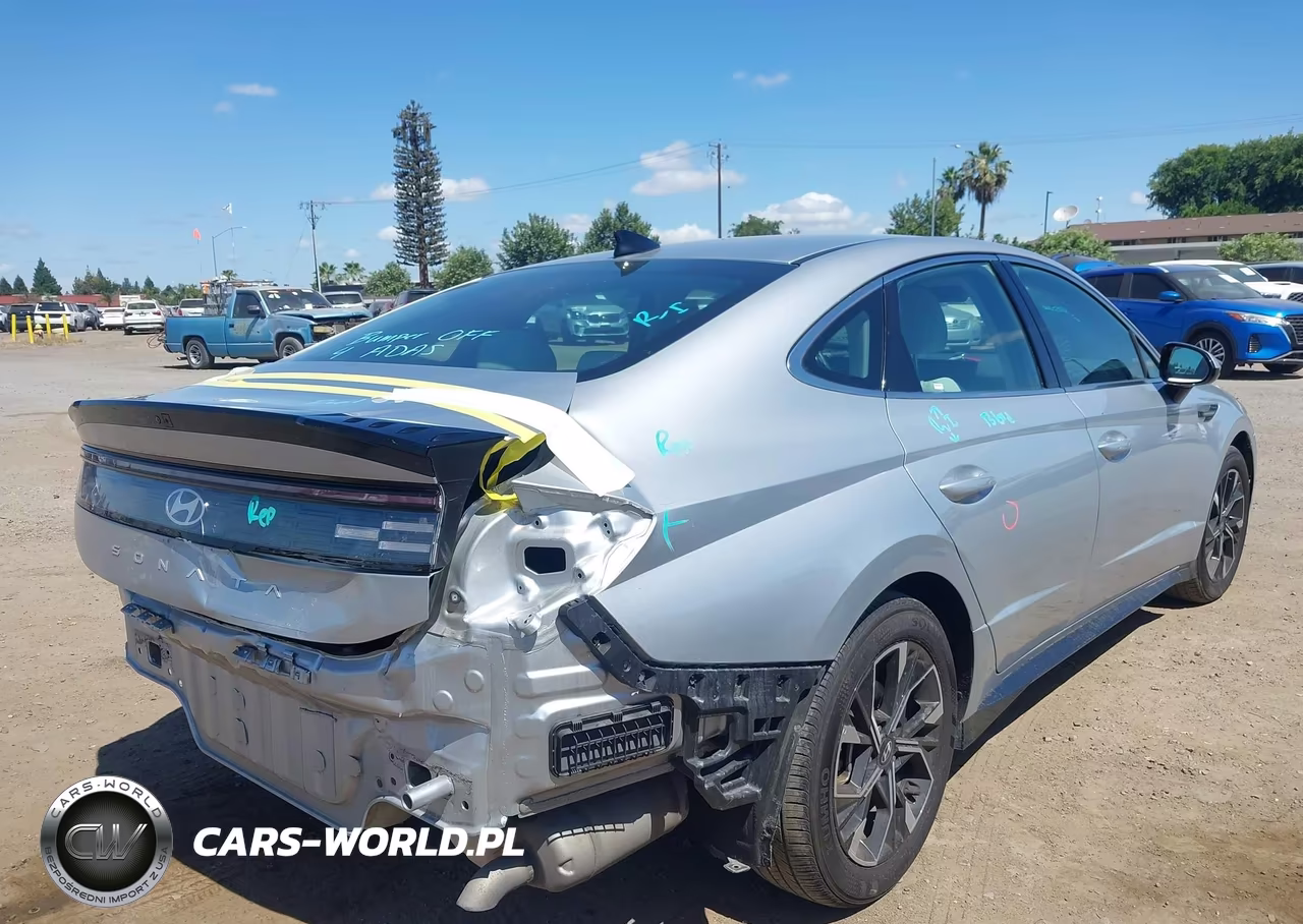 2025 Hyundai Sonata Sel VIN:KMHL64JA8SA487323 - 4