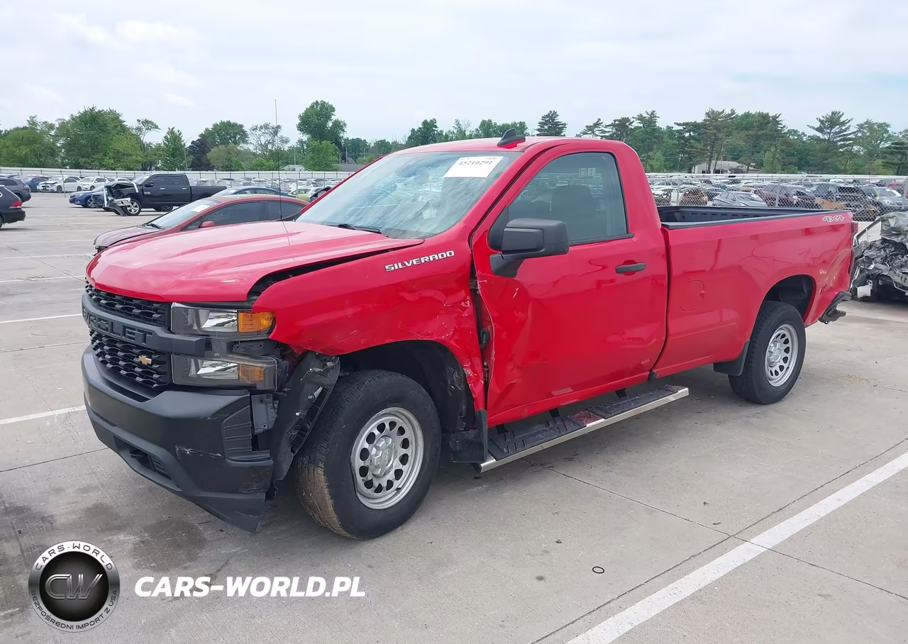 2021 Chevrolet Silverado 1500 4Wd Long Bed Wt VIN:3GCNYAEK5MG326747 - 2
