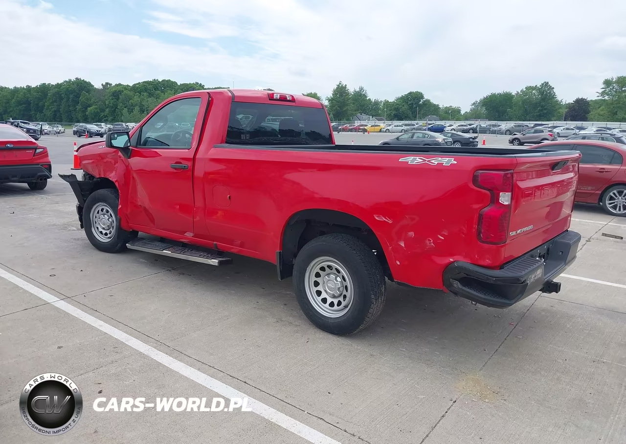 2021 Chevrolet Silverado 1500 4Wd Long Bed Wt VIN:3GCNYAEK5MG326747 - 3
