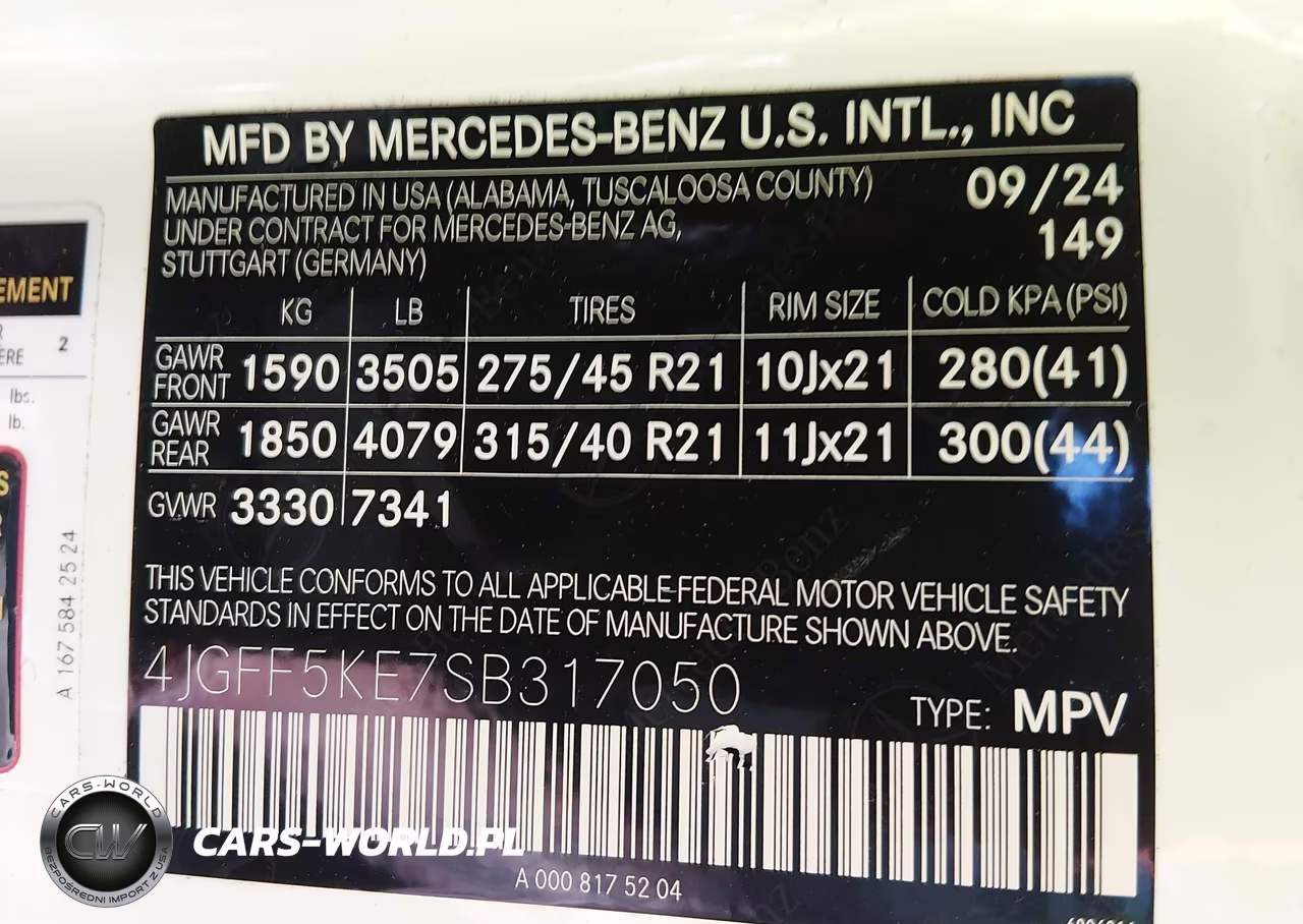 2025 Mercedes-Benz Gls 450 4Matic VIN:4JGFF5KE7SB317050 - 9
