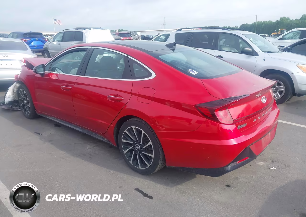 2020 Hyundai Sonata Sel Plus VIN:5NPEJ4J25LH043203 - 3