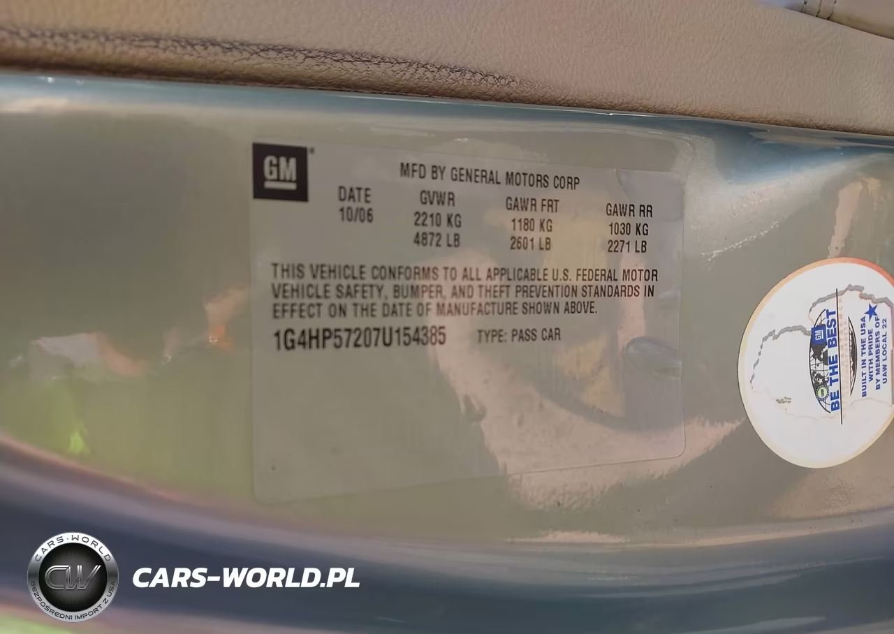 2007 Buick Lucerne Cx VIN:1G4HP57207U154385 - 9