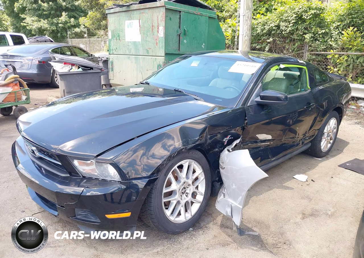 2012 Ford Mustang V6 Premium VIN:1ZVBP8AM4C5277002 - 2