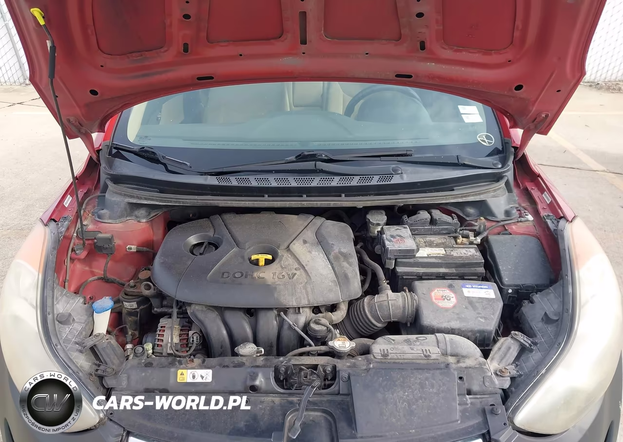 2013 Hyundai Elantra Gls VIN:KMHDH4AE0DU500343 - 10