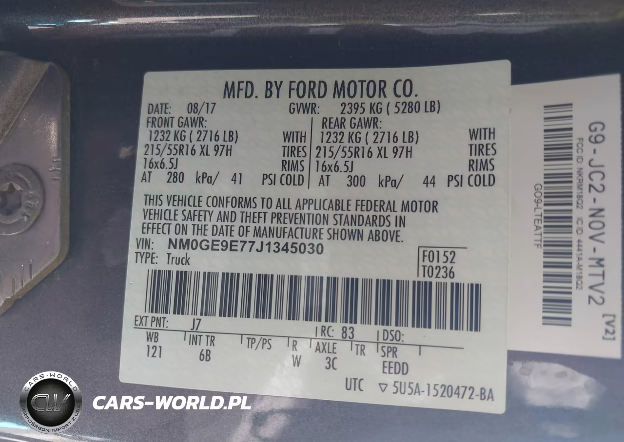 2018 Ford Transit Connect Xl VIN:NM0GE9E77J1345030 - 9