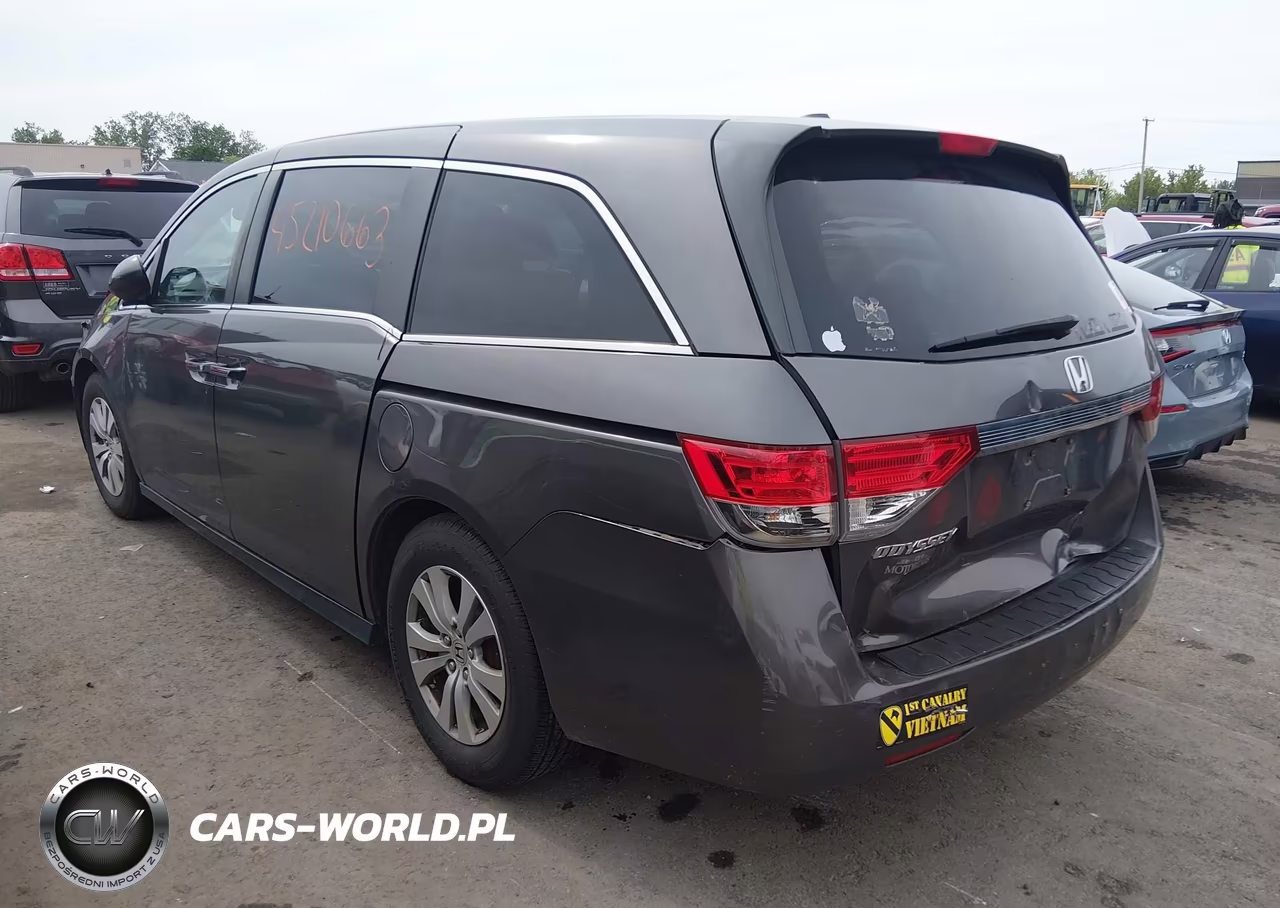 2015 Honda Odyssey Ex-L VIN:5FNRL5H61FB130691 - 3