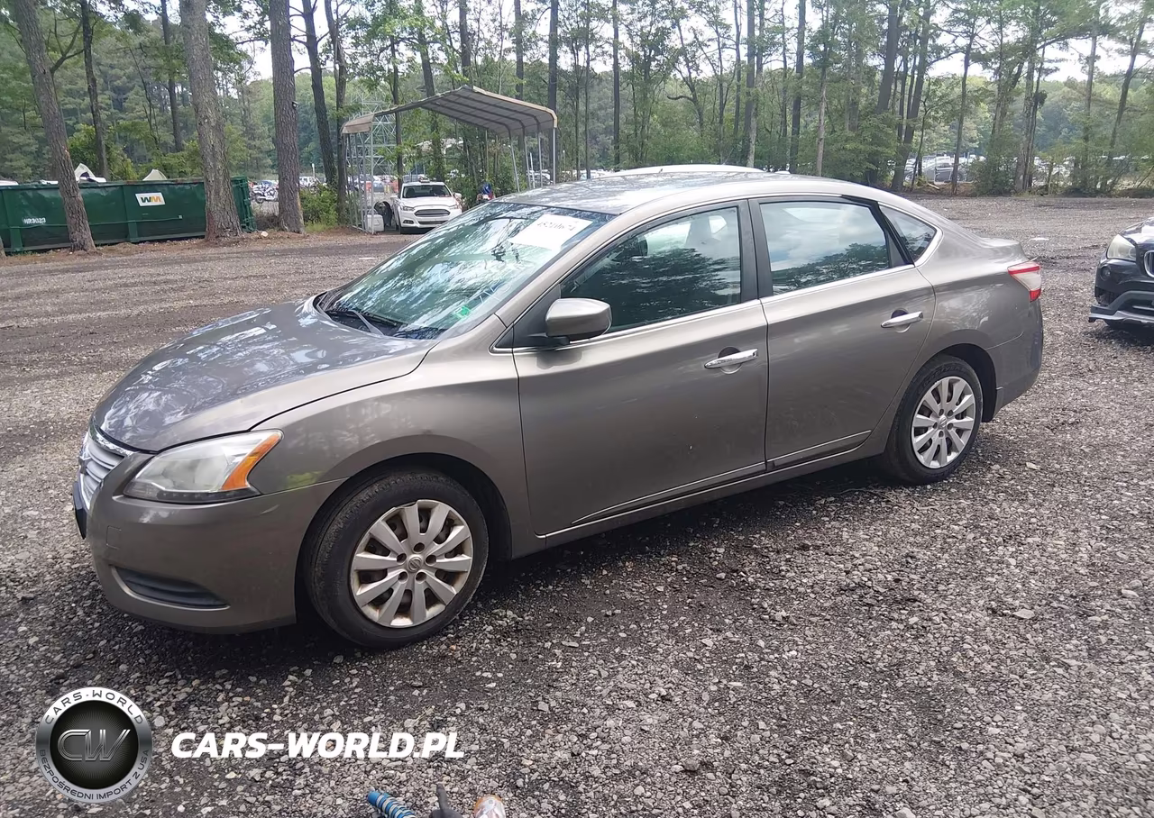 2015 Nissan Sentra Sv VIN:3N1AB7APXFL673637 - 2