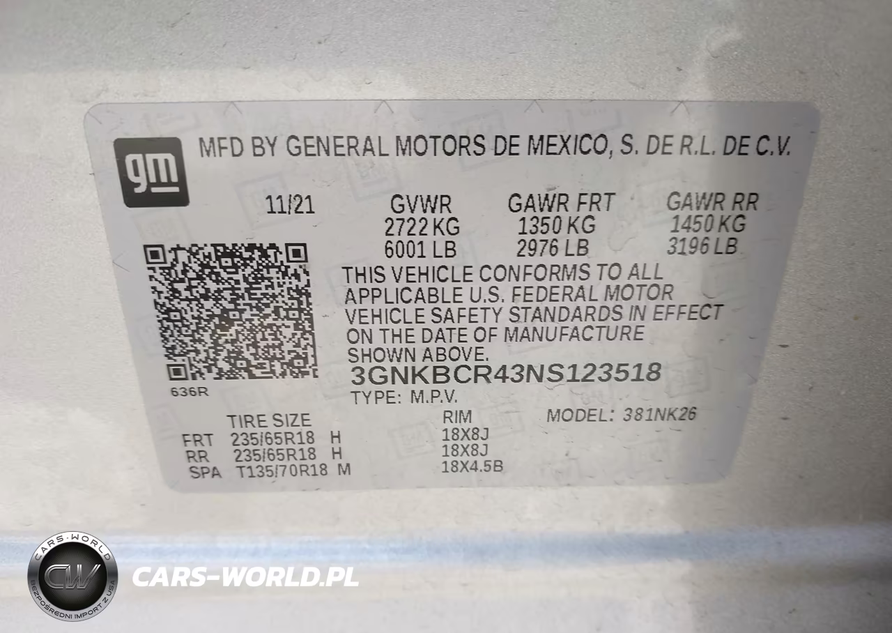 2022 Chevrolet Blazer Fwd 2Lt VIN:3GNKBCR43NS123518 - 9