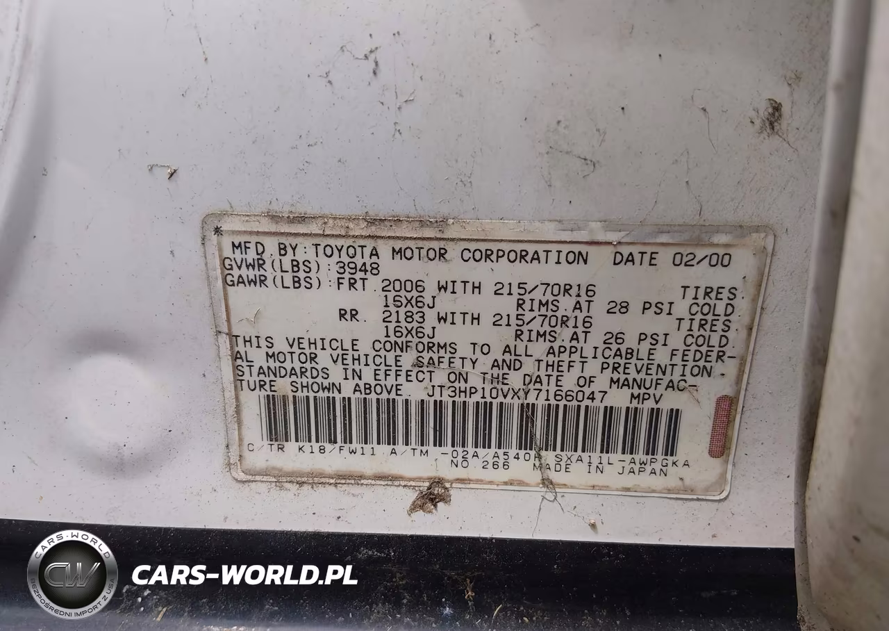 2000 Toyota Rav4 VIN:JT3HP10VXY7166047 - 9