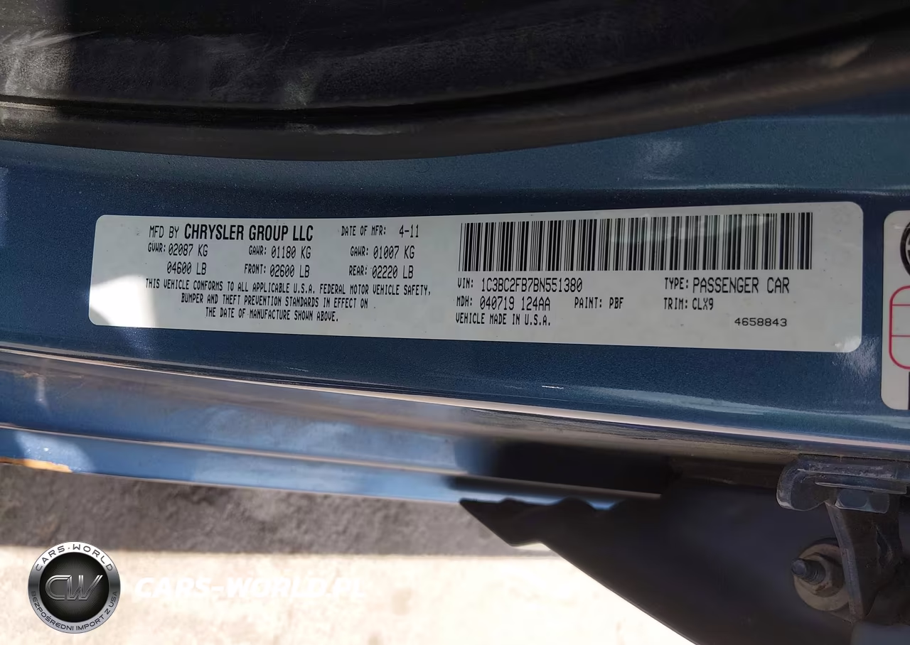2011 Chrysler 200 Limited VIN:1C3BC2FB7BN551380 - 9