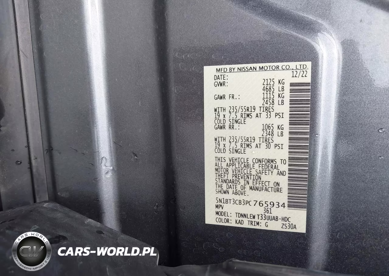 2023 Nissan Rogue Sl Intelligent Awd VIN:5N1BT3CB3PC765934 - 9