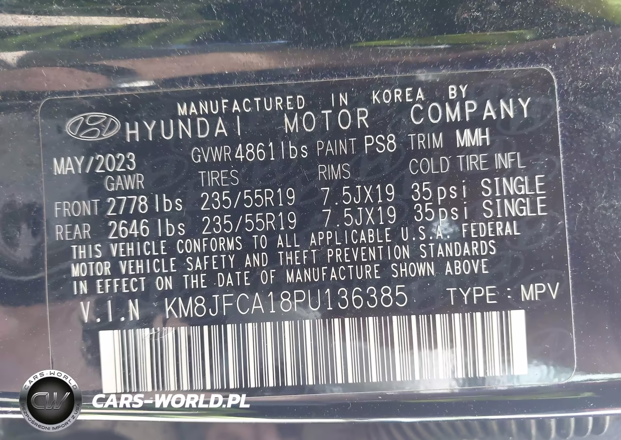 2023 Hyundai Tucson Hybrid Sel Convenience VIN:KM8JFCA18PU136385 - 9